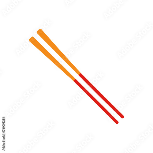 chopsticks icon clipart vector on transparent background