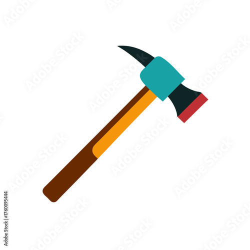 hammer icon clipart vector on transparent background