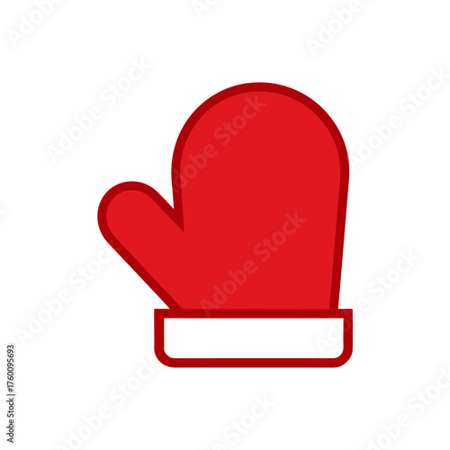 oven mitt icon clipart vector on transparent background