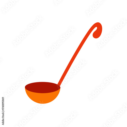 soup ladle icon clipart vector on transparent background