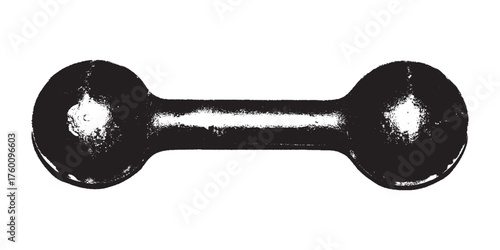 dumbbell isolated on white background