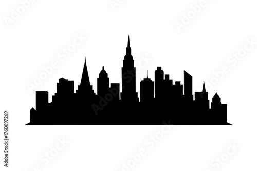 london skyline silhouette