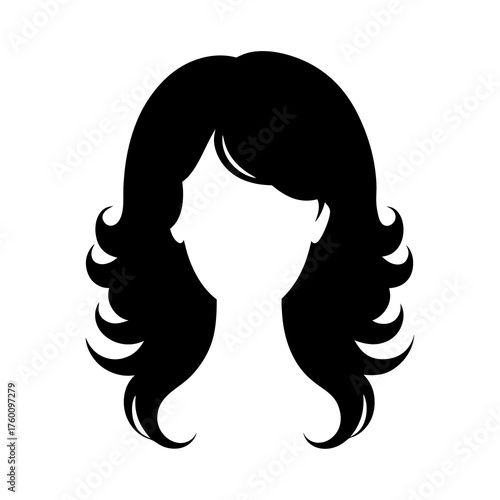 woman with long hair