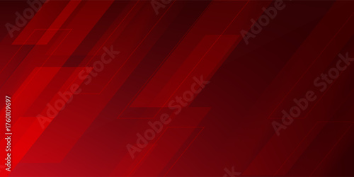 Abstract modern red gradient background. Dynamic rectangle shapes composition and elements. Creative illustration for poster, web, landing, page