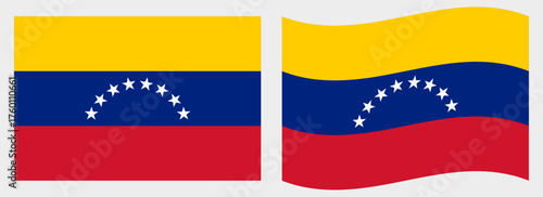 Wallpaper Mural Venezuela flag wave and flat vector Illustration
Vector flag Torontodigital.ca