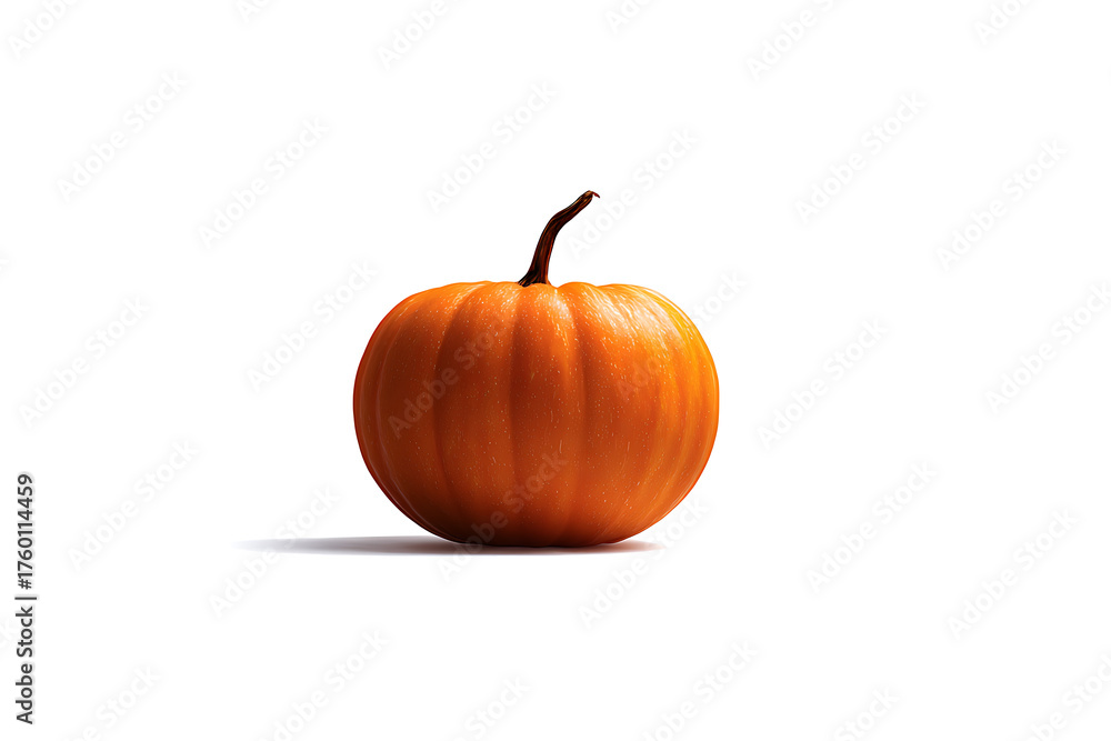 Obraz premium halloween decorations, pumpkins orange outline on a white backdrop