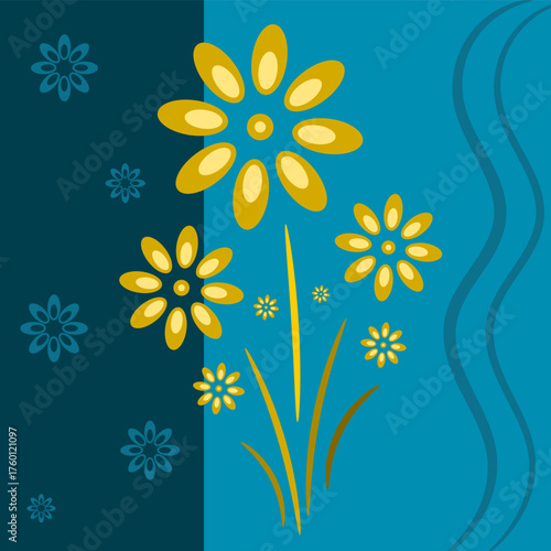 abstract floral background