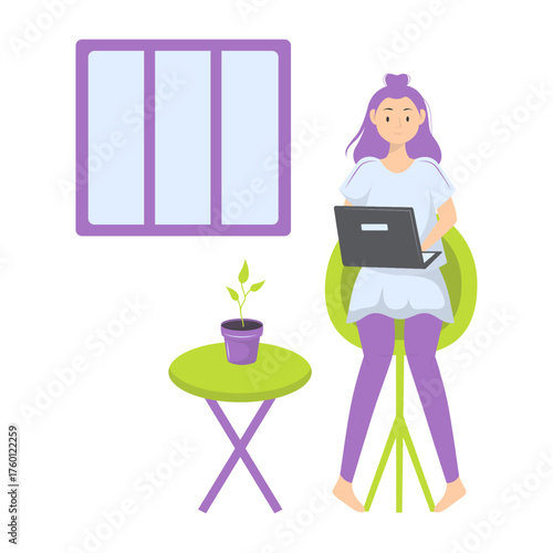 woman in office