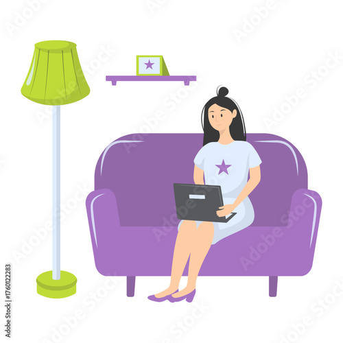woman in the office