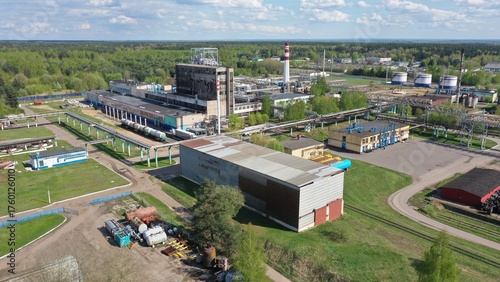 Industrial zone, industrial zone in Eastern Europe. Free economic zone.