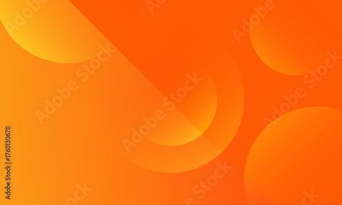 Abstract orange background with circles. Vector eps10