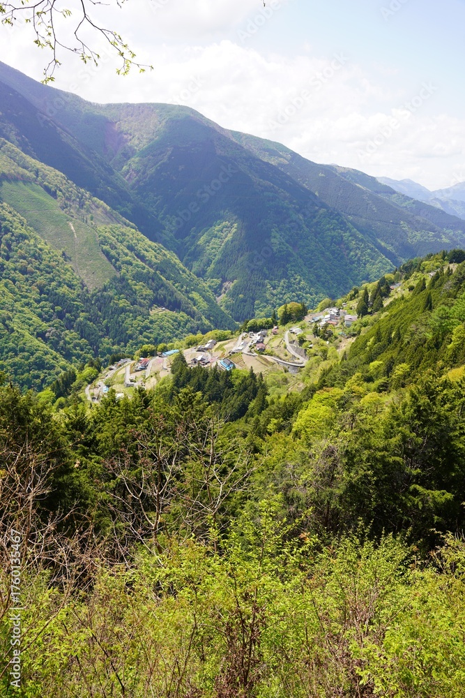 Fototapeta premium 信州 天空の里 下栗