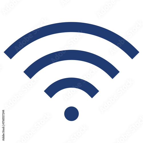 Laundry Flat Blue Icon