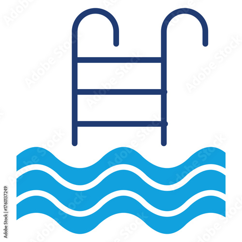 24 Hours Calls Flat Blue Icon