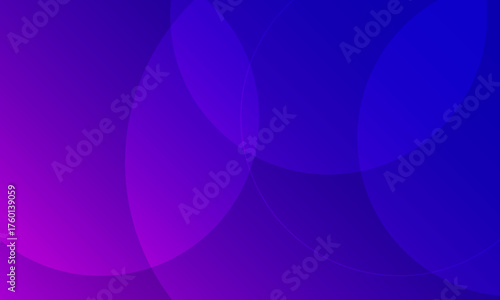 Minimal geometric background. Purple elements with fluid gradient. Dynamic shapes composition. Vector illustration