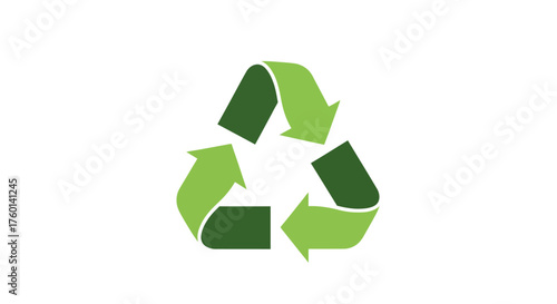 green recycle logo design a universal symbol advocating for environmental responsibility and sustainable practices ideal for eco-conscious brands  websites