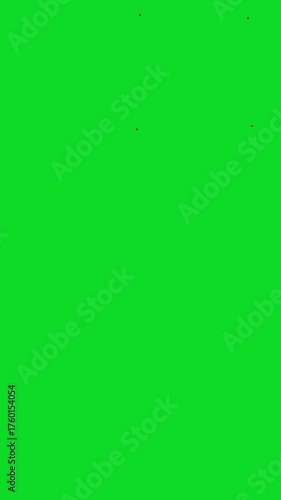 Pixel art hearts on a green screen. Vertical video