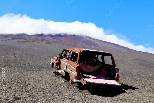 off road vehicle at Mt.Fuji