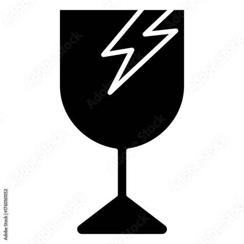 Fragile Glyph Icon