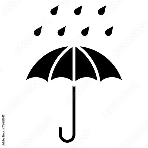 Keep Dry Glyph Icon