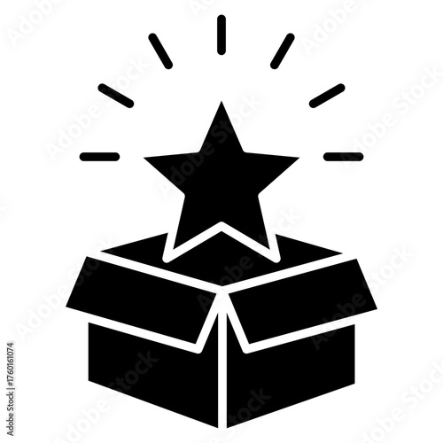 New Product Glyph Icon