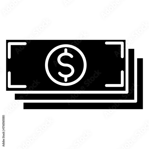 Cash Glyph Icon