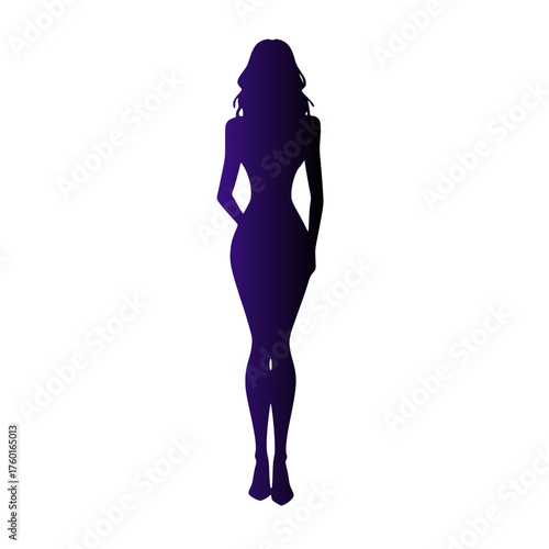 Silhouette Sexy Women Body Vector