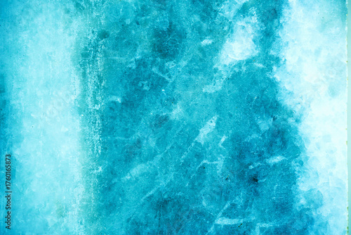 Wallpaper Mural A stunning closeup of a turquoise and white marble slab, revealing intricate veining patterns and a captivating fusion of colors and textures in detail Torontodigital.ca