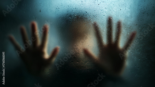 silhouettes of struggle and escape