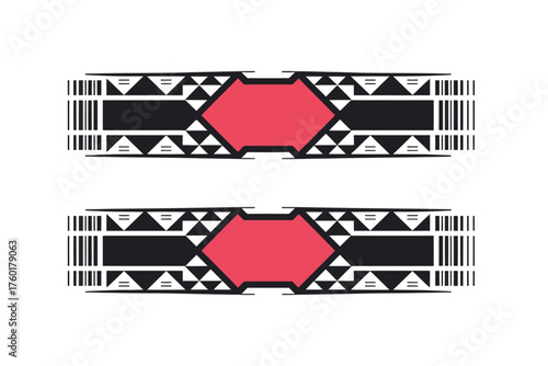 Car Stickers and Racing Stripes Vector Template Collection, Sporty Vehicle Body Decals for Auto Modification, Custom Wraps, Tuning Graphics, and High-Speed Design Projects