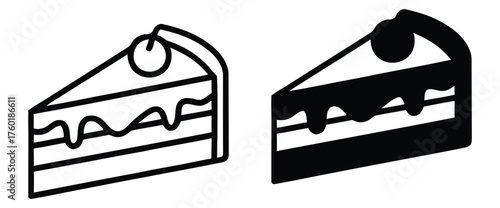 Delightful Slices of Cake Ready to Be Enjoyed as a Sweet Dessert Treat