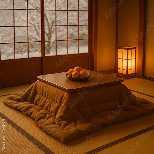 冬のこたつ部屋｜Winter Kotatsu Room