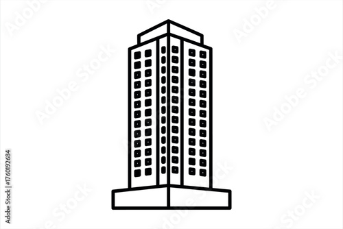 Modern Skyscraper Illustration