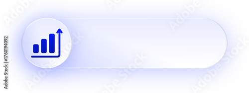 Glowing Bar Chart Button