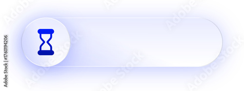 Glowing Hourglass Button