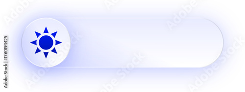 Glowing Sun Brightness Button