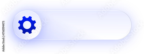 Glowing Settings Gear Button