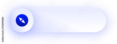 Glowing Compass Arrow Button