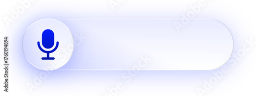 Glowing Microphone Button
