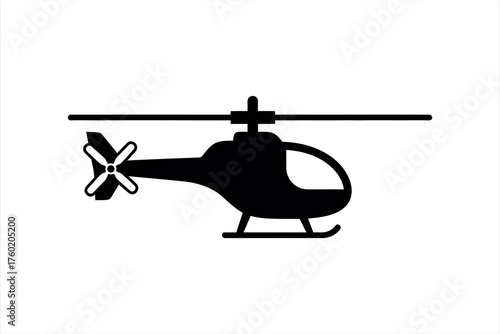 Helicopter Silhouette Illustration