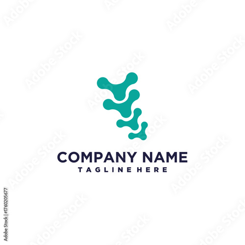 Abstract spine physiotherapy icon logo vector design illustration
