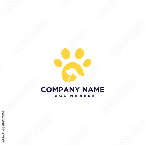 Vector Pet Shop Logo Design Template