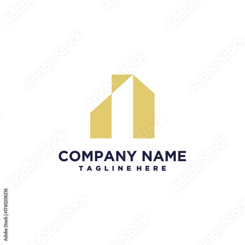 real estate logo design vector