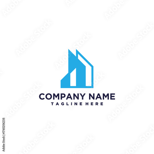 real estate logo design vector