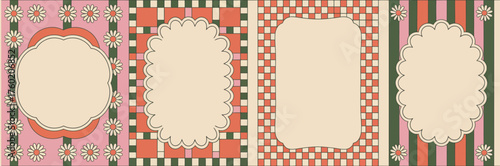 Christmas Backgrounds and Frames, Hand-Drawn Holiday Vector Set for Cards, Banners, Prints, Festive Patterns and Illustrations