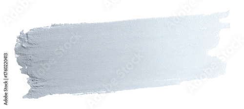 Silver Metallic Paint Brush Stroke Texture