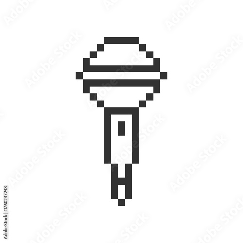 microphone speaker voice pixel art