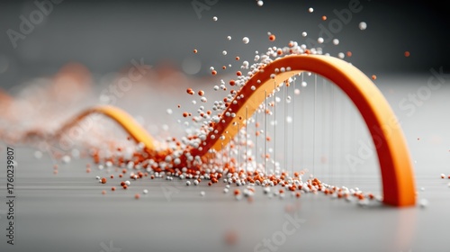 A 3D graph illustrating a significant gap in high demand data visualization.