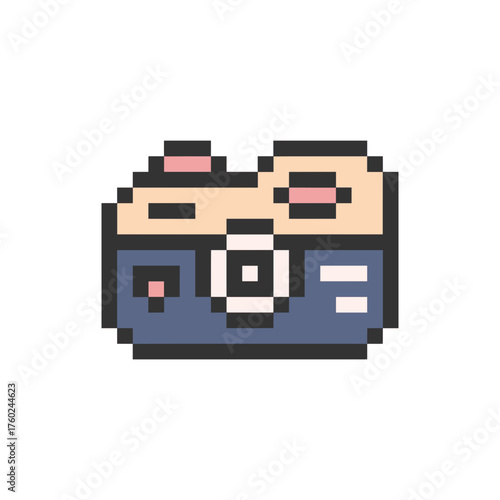 digital camera design pixel art