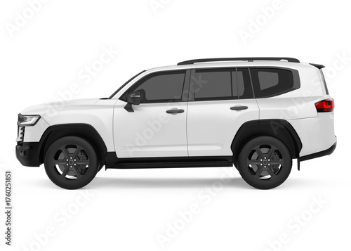 SUV Car Isolated